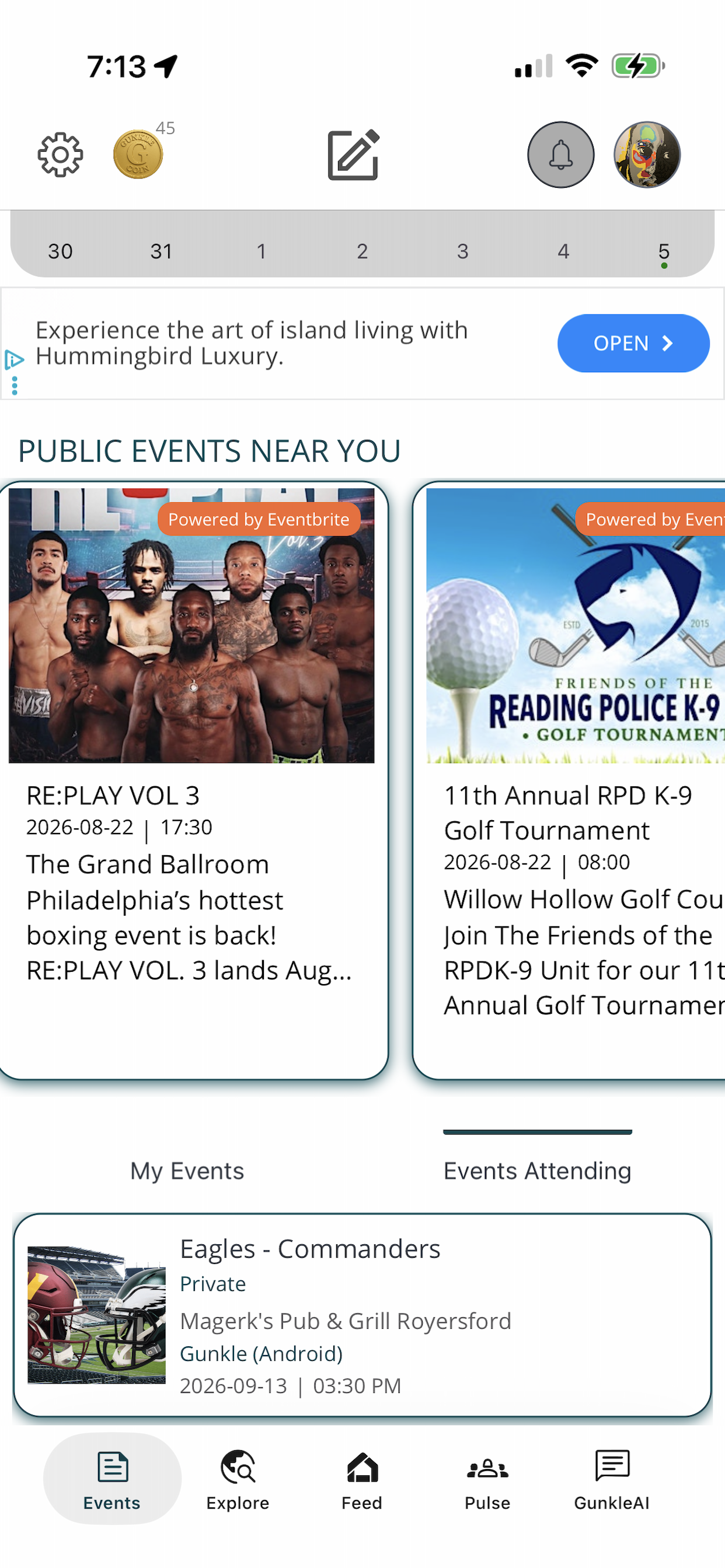 Gunkle app demo screenshot 5